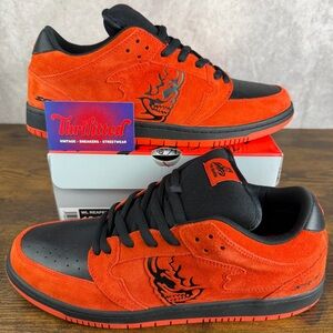 NEW Warren Lotas WL Reaper Dunk Low x Dodge SRT Demon Size 12.5 Red Men’s Shoes